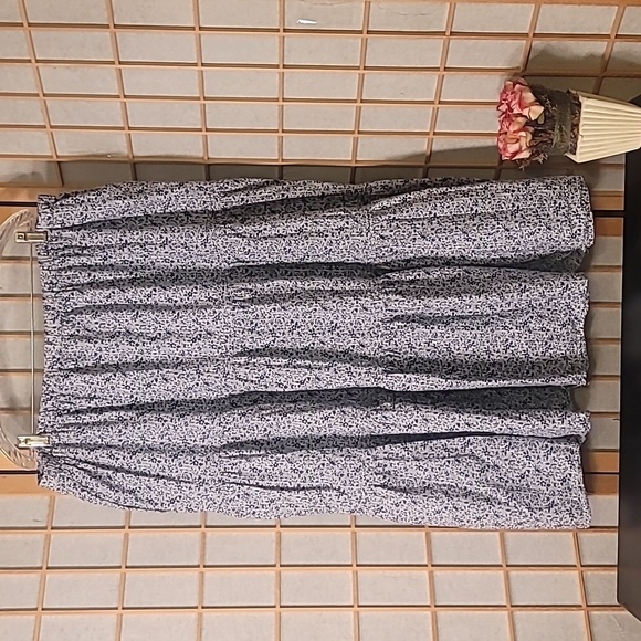 MADEWELL Button-Front Tiered Maxi Skirt In Florentine Floral Ditsy - Picture 11 of 16